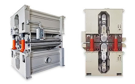Линия двухстороннего шлифования древесных плит SR19D-MDS (6 футов). На складе