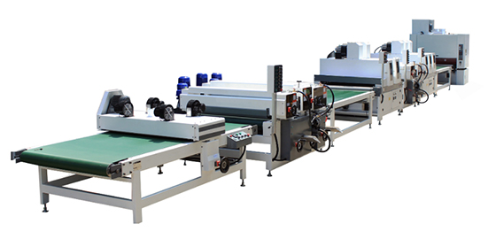 Предлагаем линию для покраски паркета маслом