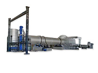 Завод для изготовления активированного угля из косточек фруктов, кокосовой скорлупы производительностью 750 т/год