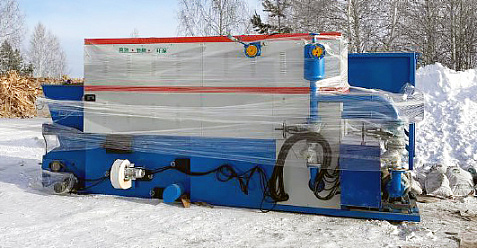 2026 год. Термомасляный бойлер на древесных отходах в Пензенской области