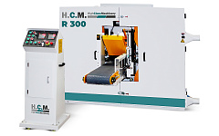 Горизонтальный ленточно-делительный 2-пильный станок  MJ71BX300-2