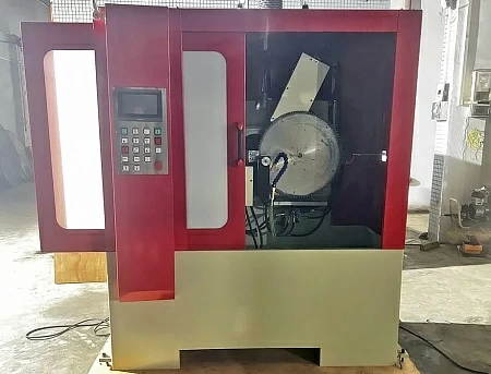 2025 год. Станок для заточки передней/задней граней дисковых пил MF158C для завода в Санкт-Петербурге