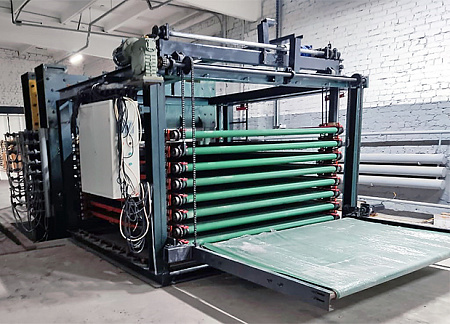 2022 год. Линия ламинирования фанеры в Костромской области