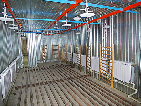 2013 год. Электростатическая покрасочная камера в Нижегородской области