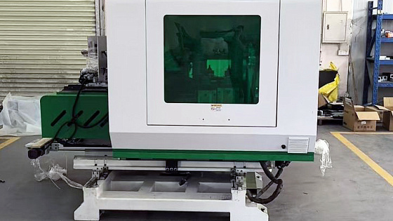 2025 год. Двусторонний шипорезный станок для паркета под углом в Курской области