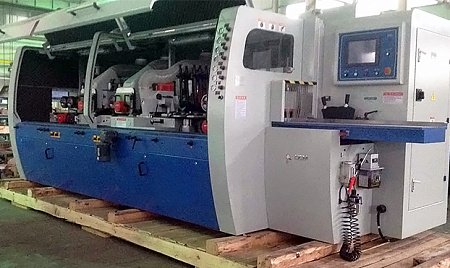 2014 год. Четырехсторонний станок для домостроения в Новосибирской области