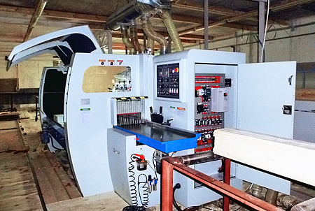 2014 год. Завод по производству клееного профилированного бруса в Ленинградской области