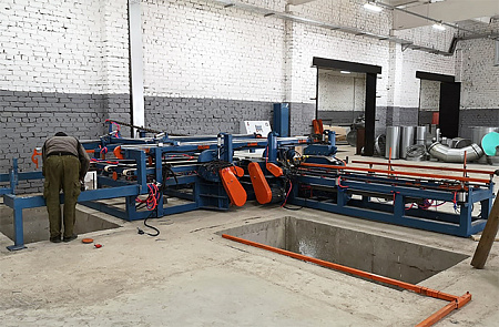 2022 год. Линия обрезки фанеры для Костромской области