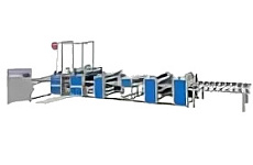 Линия двухстороннего каширования панелей HS-1350A