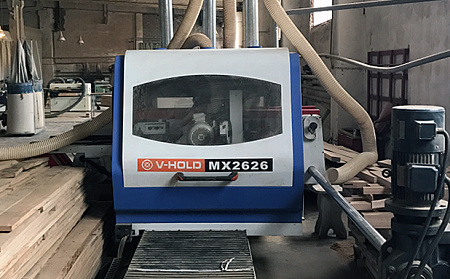 2008 год. Двухсторонний шипорезный станок в Ульяновской области