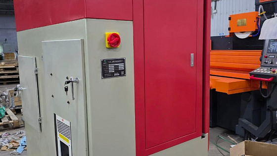 2025 год. Станок для заточки передней/задней граней дисковых пил MF158C для завода в Санкт-Петербурге