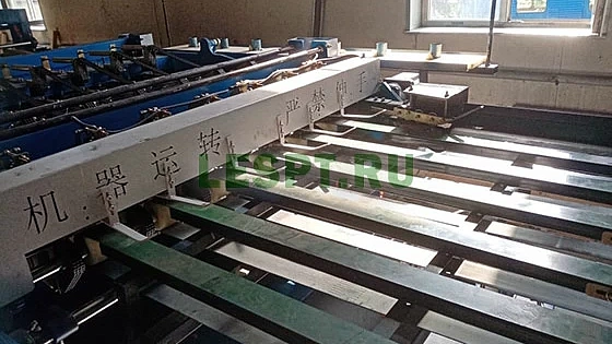 2020 год. Автоматическая линия ребросклеивания шпона в Нижегородской области