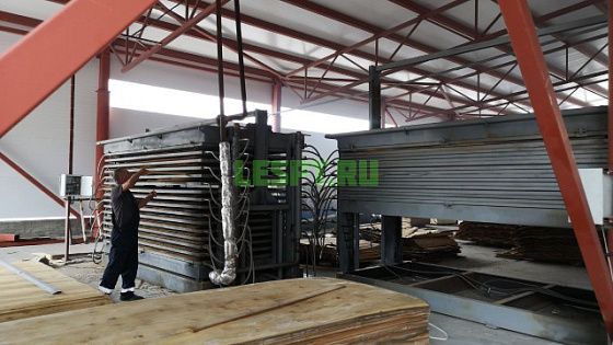 2022 год. Фанерное производство в Курской области