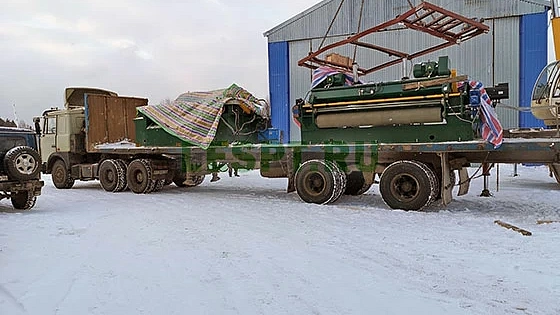 2020 год. Линия производства фанеры в Костромской области