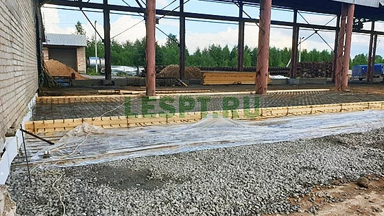 2020 год. Линия производства фанеры в Костромской области