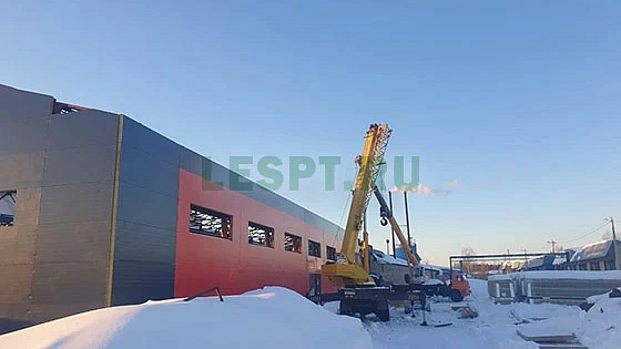 2020 год. Линия производства фанеры в Костромской области