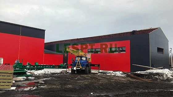 2020 год. Линия производства фанеры в Костромской области