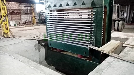 2020 год. Линия производства фанеры в Костромской области