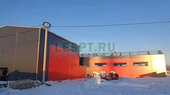 2020 год. Линия производства фанеры в Костромской области