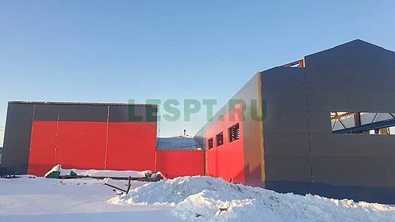 2020 год. Линия производства фанеры в Костромской области