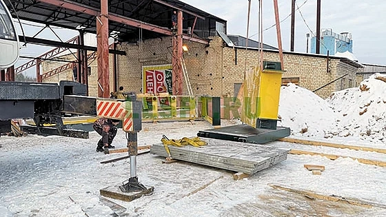 2020 год. Линия производства фанеры в Костромской области